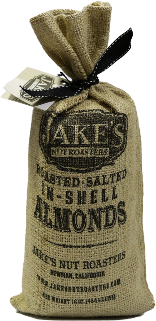 Jakes Roasted In Shell Almonds Sack