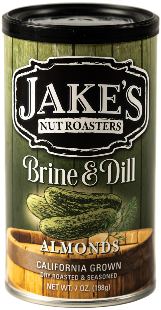 Jakes Brine Dill Almonds Can
