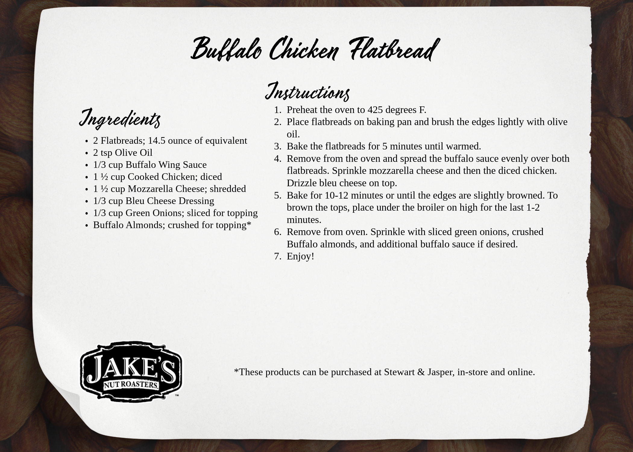 Buffalo Chicken Flatbread JNR Buffalo Recipes 2